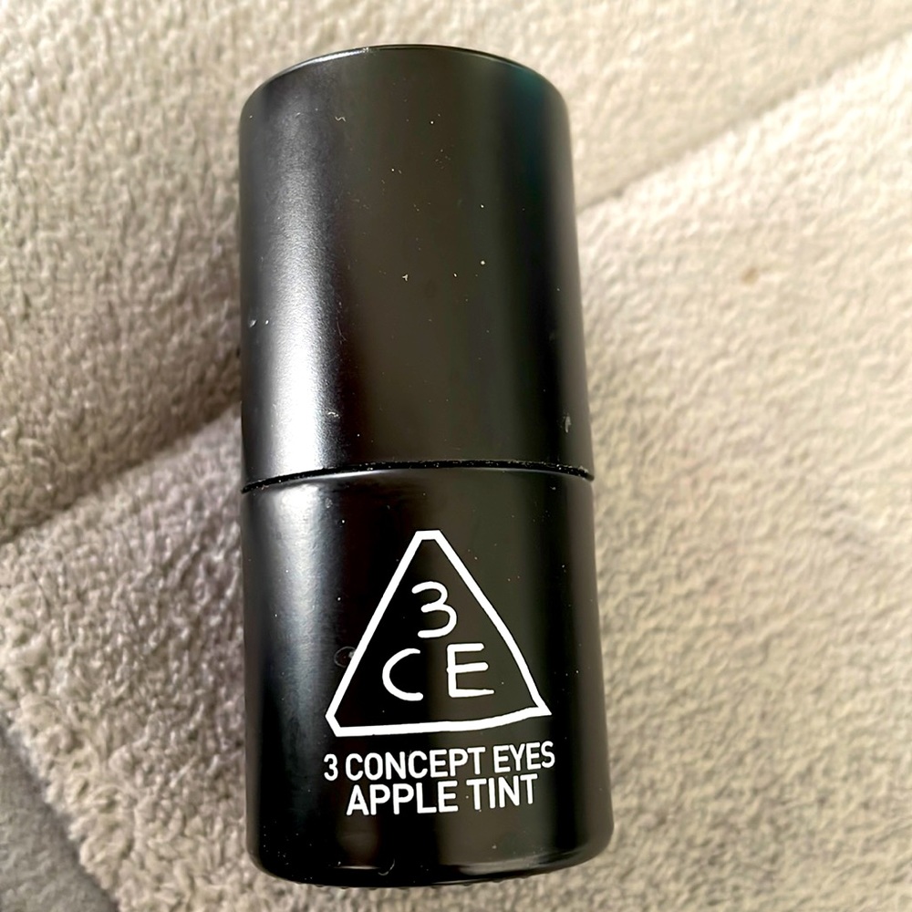 3CE Apple Tint in Orange. Can use as blush or lip tint